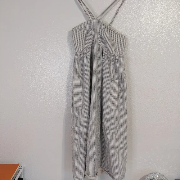 Madewell striped halter summer dress - Picture 8 of 8